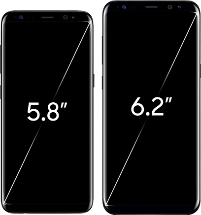 samsung-galaxy-s8-s8plus-scherm Samsung galaxy s8 en s8 plus - scherm formaten